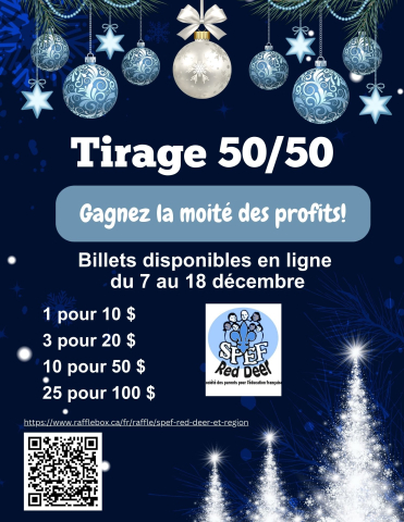 Affiche Tirage 50 50 2024