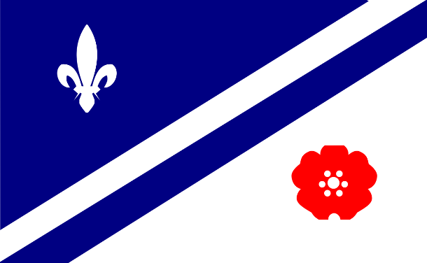 Drapeau Franco Albertain